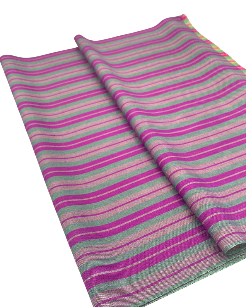 Osmanlı Başlık İçin Pembe Çizgili Lüks İpek Döşeme, Ev Tekstili İç Mekan Kumaşları: Yastık Kılıfları, Kimono Esintili Tasarımlar, Filigran Desenleri.