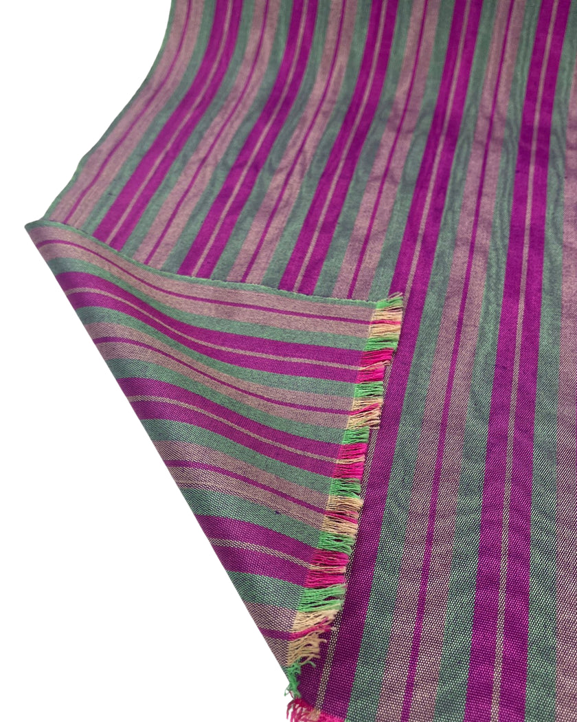 Osmanlı Başlık İçin Pembe Çizgili Lüks İpek Döşeme, Ev Tekstili İç Mekan Kumaşları: Yastık Kılıfları, Kimono Esintili Tasarımlar, Filigran Desenleri.