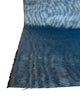 Tapisserie d'ameublement luxueuse en soie bleue pour tête de lit ottomane, tissus d'intérieur pour textiles de maison : housses d'oreiller, motifs inspirés du kimono, motifs en filigrane.