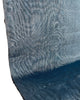 Tapisserie d'ameublement luxueuse en soie bleue pour tête de lit ottomane, tissus d'intérieur pour textiles de maison : housses d'oreiller, motifs inspirés du kimono, motifs en filigrane.