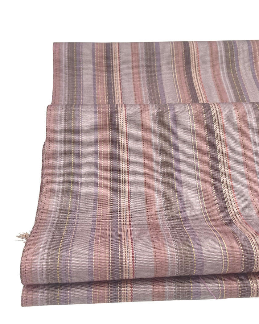 Osmanlı Başlık İçin Pembe Çizgili Lüks İpek Döşeme, Ev Tekstili İç Mekan Kumaşları: Yastık Kılıfları, Kimono Esintili Tasarımlar, İpek Şantung Saten İpek.