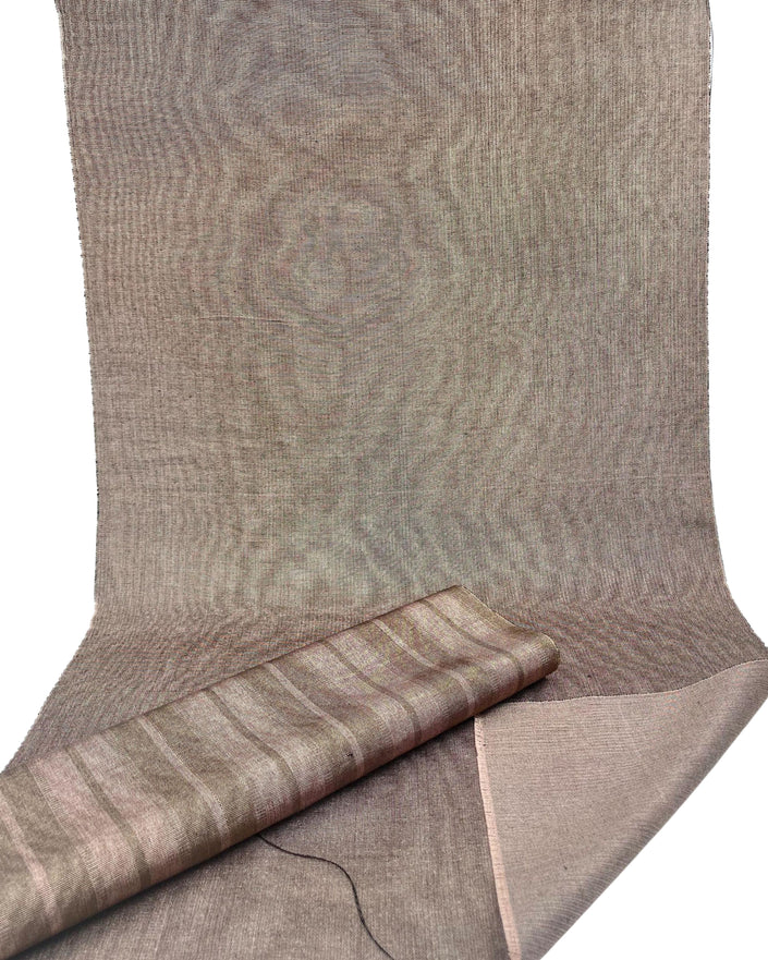 Rembourrage luxueux en soie marron clair pour tête de lit ottoman, tissus d'intérieur pour textiles de maison : housses d'oreiller, motifs inspirés du kimono, motifs en filigrane.