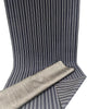 Navy Silver Stripes Silk Moire Home Textile Interior Fabrics Watermark Pattern.