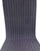 Navy Silver Stripes Silk Moire Home Textile Interior Fabrics Watermark Pattern.