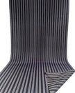 Navy Silver Stripes Silk Moire Home Textile Interior Fabrics Watermark Pattern.