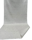 White Silk Fabric, Moire Silk Fabric, Silk By The Yard. Watermark Pattern./ Wide Width 78 cm.