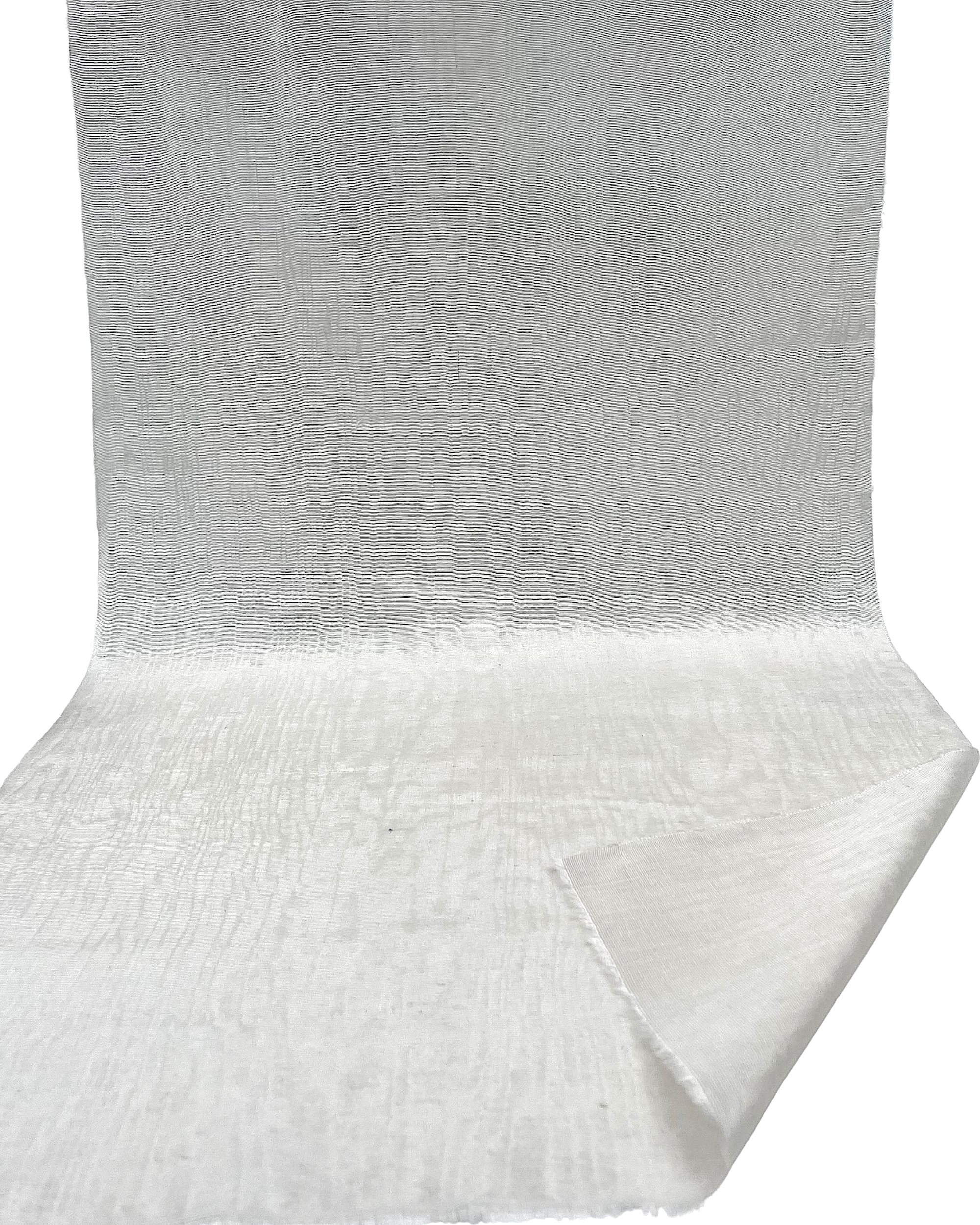White Silk Fabric, Moire Silk Fabric, Silk By The Yard. Watermark Pattern.