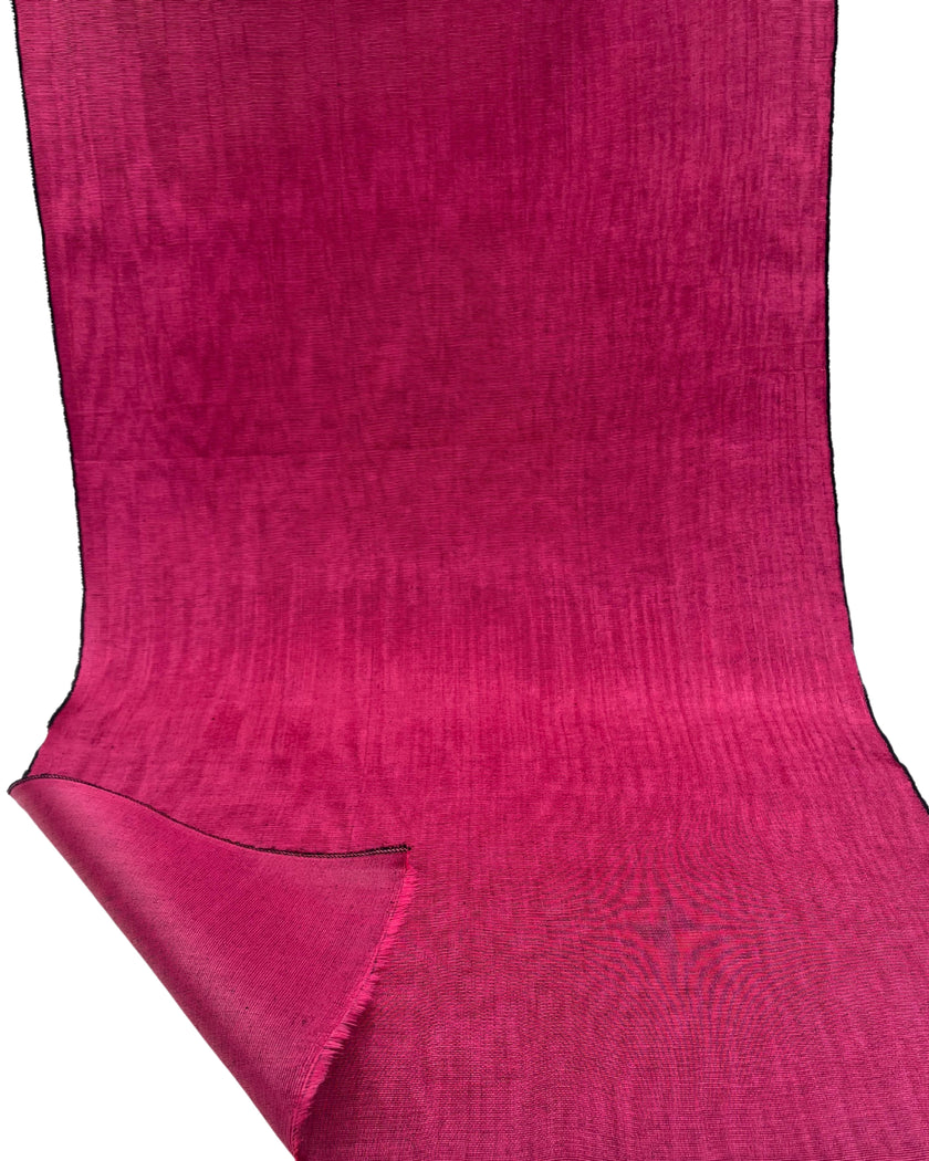 Rembourrage luxueux en soie rose pour tête de lit ottoman, tissus d'intérieur pour textiles de maison : housses d'oreiller, motifs inspirés du kimono, motifs en filigrane.