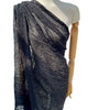 Black Textured Linen Fabric By The Yard Natural Fabrics.