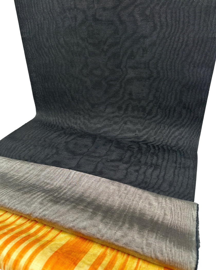 Osmanlı Başlıklı Siyah Lüks İpek Döşeme, Ev Tekstili İç Mekan Kumaşları: Yastık Kılıfları, Kimono Esintili Tasarımlar, Filigran Desenleri.