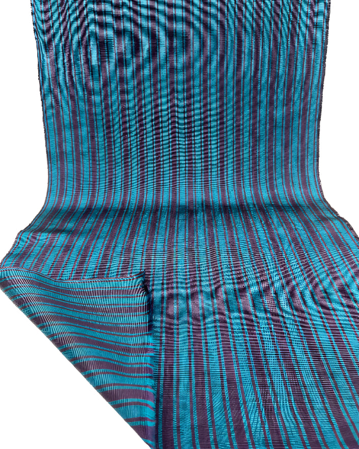 Striped Silk Fabric, Moire Silk Fabric, Silk By The Yard. Watermark Pattern.