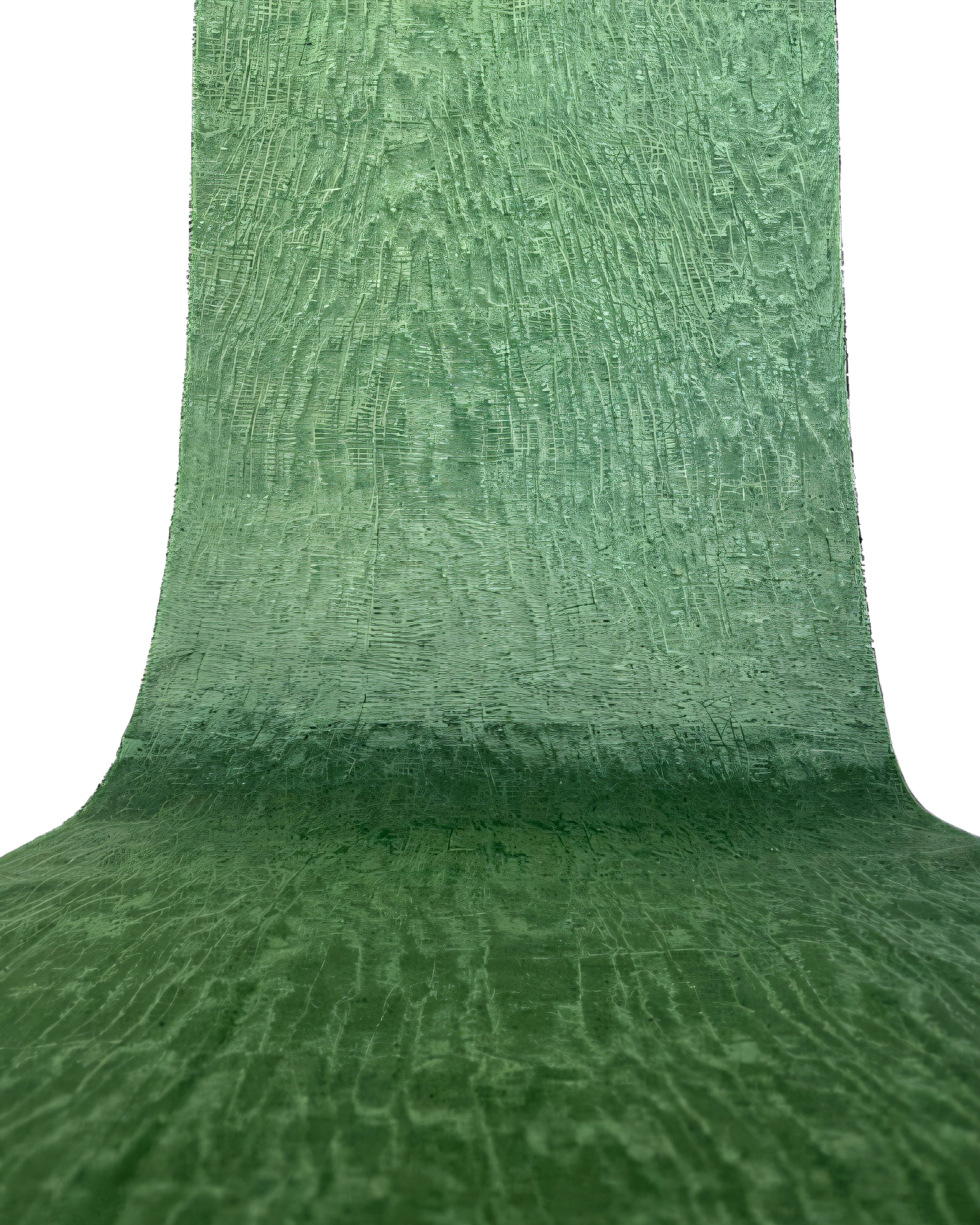 Green Silk Fabric, Moire Silk Fabric, Silk By The Yard. Watermark Pattern.