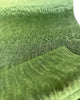 Green Silk Fabric, Moire Silk Fabric, Silk By The Yard. Watermark Pattern.