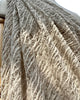 Tissus naturels uniques couleur pierre : mélange de lin en coton funky, transparent et texturé | Tissus spéciaux de qualité avec texture 3D pour les créations estivales.