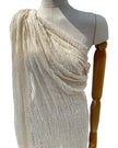 Ivory White Textured Linen Fabric By The Yard Natural Fabrics.