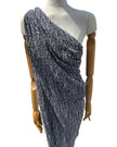 Black White Unique Natural Sheer, Textured Cotton Linen Mix Special Fabrics.