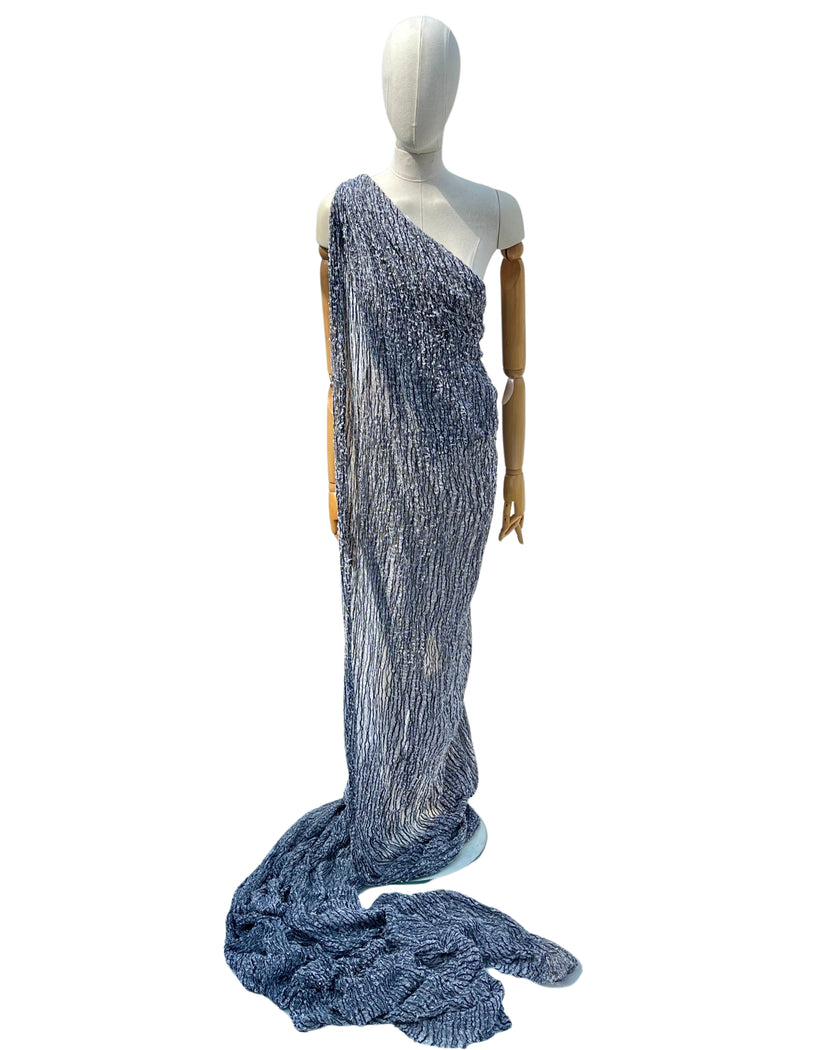 Metre Keten Kumaş, Organik Pamuklu Kumaş, Dokulu El Dokuma Yarı Şeffaf Doğal Kumaşlar.