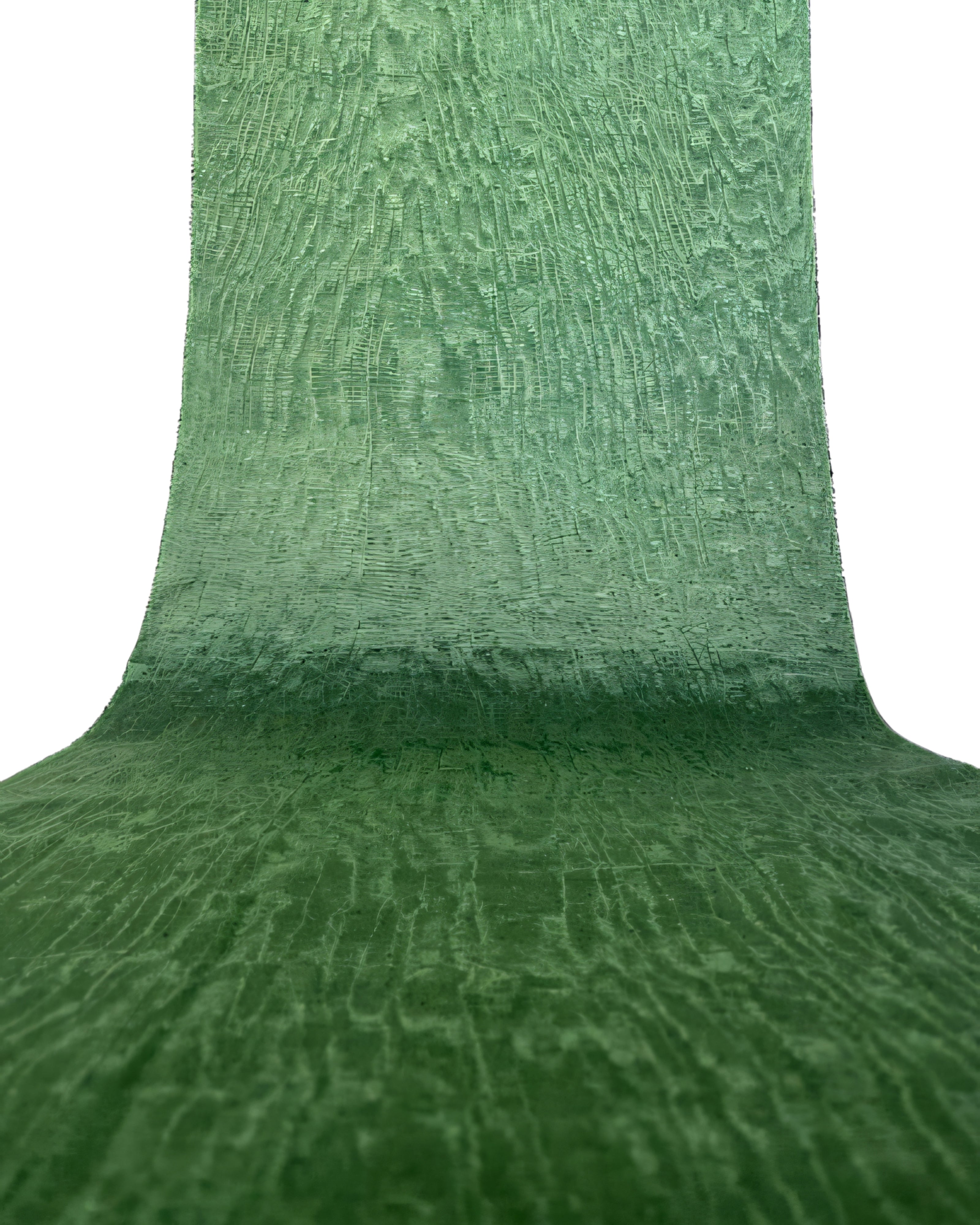 Green Silk Fabric, Moire Silk Fabric, Silk By The Yard. Watermark Pattern.