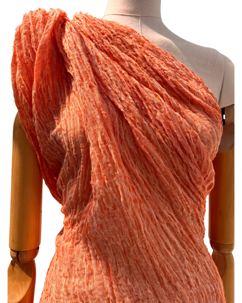 Benzersiz Doğal Kumaşlar: Şık, Şeffaf ve Dokulu Pamuklu Keten Karışımı | Yaz Kreasyonlarınız İçin 3D Dokulu Kaliteli Özel Kumaşlar.