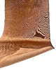 Cinnamon Silk Fabric, Moire Silk Fabric, Silk By The Yard. Watermark Pattern.