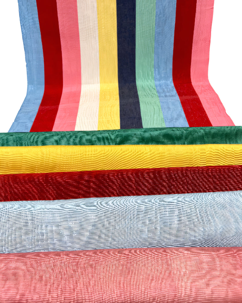 Osmanlı Başlıklı Gökkuşağı Çizgili Lüks İpek Döşeme, Ev Tekstili İç Mekan Kumaşları: Yastık Kılıfları, Kimono Esintili Tasarımlar, Filigran Desenleri.