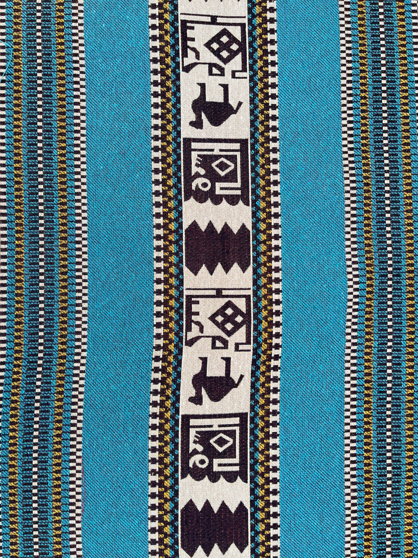 Ağır Ağırlık Kalın Jakarlı Pamuklu Kumaş Metre 400/m2 - Döşemelik Geleneksel Anadolu Etnik Desenli - Döşemelik Kumaşlar. %70 Pamuk %30 Polyester - 140 cm Genişlik. Halı Dokuma Mavi, Kırmızı, Sarı, Siyah Çok Renkli Seçenekler