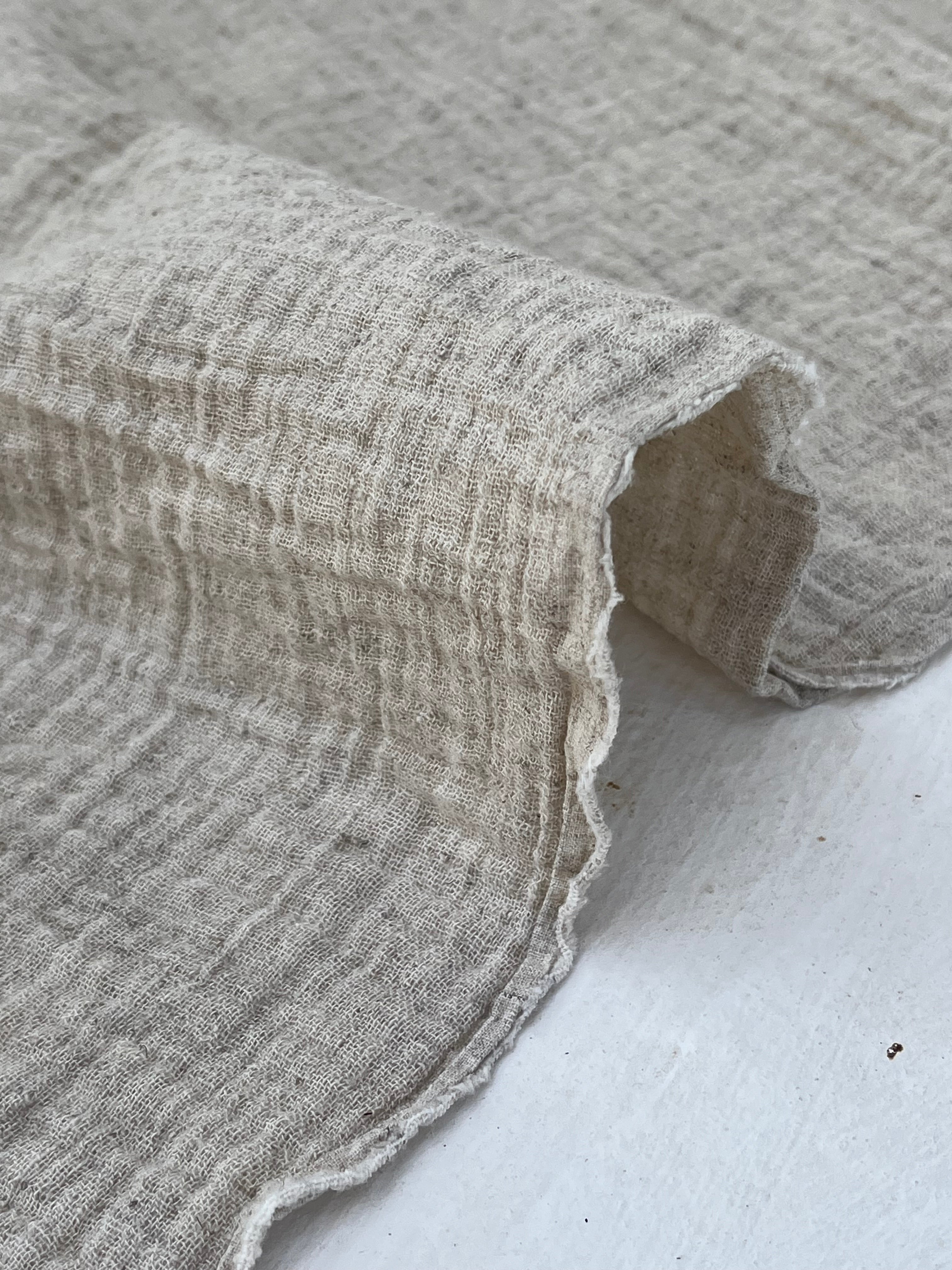 Linen Muslin Fabric. - Organic Muslin Fabric - Baby Cotton Muslin ...
