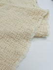 Tissu mousseline par cour - Tissu mousseline biologique - Mousseline de coton pour bébé - Tissu gaze 4 couches par mètre, 180 CM DE LARGEUR. Couverture nouveau-né.