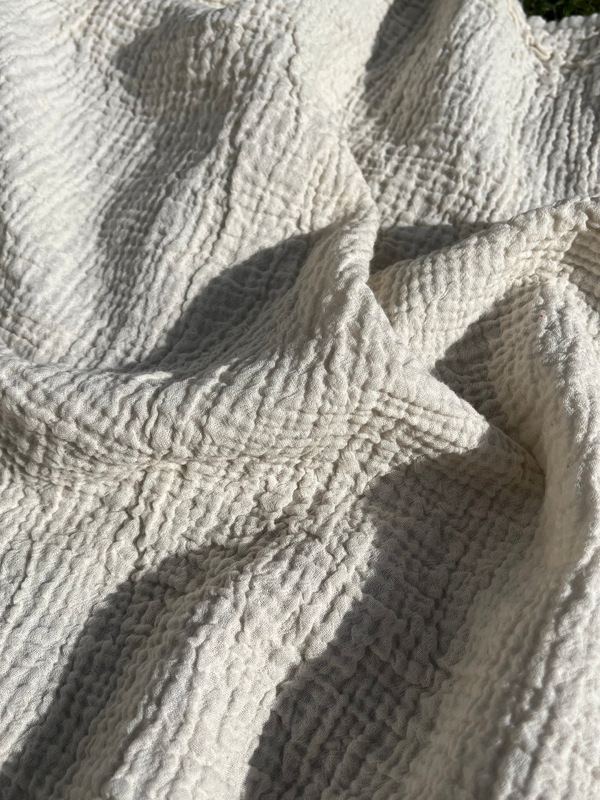 Extra Wrinkle And Soft Muslin Fabric By The Yard Organic Muslin Fabric Baby Cotton Muslin 2 Layers Gauze Fabric By Meter 150 CM WIDTH. Newborn