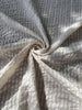 Beige Striped- Black Striped- Brown Striped Neutral Organic Cotton Fabric.