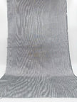 Rembourrage luxueux en soie gris argenté pour tête de lit ottoman, tissus d'intérieur pour textiles de maison : housses d'oreiller, motifs inspirés du kimono, motifs en filigrane.