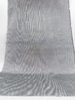 Rembourrage luxueux en soie gris argenté pour tête de lit ottoman, tissus d'intérieur pour textiles de maison : housses d'oreiller, motifs inspirés du kimono, motifs en filigrane.