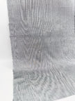 Rembourrage luxueux en soie gris argenté pour tête de lit ottoman, tissus d'intérieur pour textiles de maison : housses d'oreiller, motifs inspirés du kimono, motifs en filigrane.