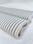 Ağır Ağırlık Yumuşatılmış Pamuklu Kumaş Metre 280/m2 - Döşemelik Çizgili Fransız Stili - Doğal Döşemelik Kumaşlar. %100 Pamuk - 150 cm Genişlik