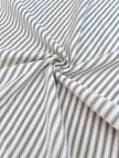 Ağır Ağırlık Yumuşatılmış Pamuklu Kumaş Metre 280/m2 - Döşemelik Çizgili Fransız Stili - Doğal Döşemelik Kumaşlar. %100 Pamuk - 150 cm Genişlik