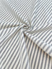 Ağır Ağırlık Yumuşatılmış Pamuklu Kumaş Metre 280/m2 - Döşemelik Çizgili Fransız Stili - Doğal Döşemelik Kumaşlar. %100 Pamuk - 150 cm Genişlik
