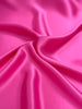 Pink Satin Pure Silk, Silk By The Yard, Silk Chiffon, Mulberry Silk.
