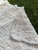 Tissu mousseline par cour - Tissu mousseline biologique - Mousseline de coton pour bébé - Tissu gaze 4 couches par mètre, 180 CM DE LARGEUR. Couverture nouveau-né.