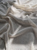 Mesh Cotton Soft Organic Fabric, Ecru White .