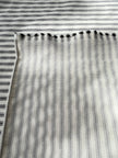 Ağır Ağırlık Yumuşatılmış Pamuklu Kumaş Metre 280/m2 - Döşemelik Çizgili Fransız Stili - Doğal Döşemelik Kumaşlar. %100 Pamuk - 150 cm Genişlik
