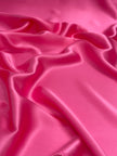 Pink Satin Pure Silk, Silk By The Yard, Silk Chiffon, Mulberry Silk.