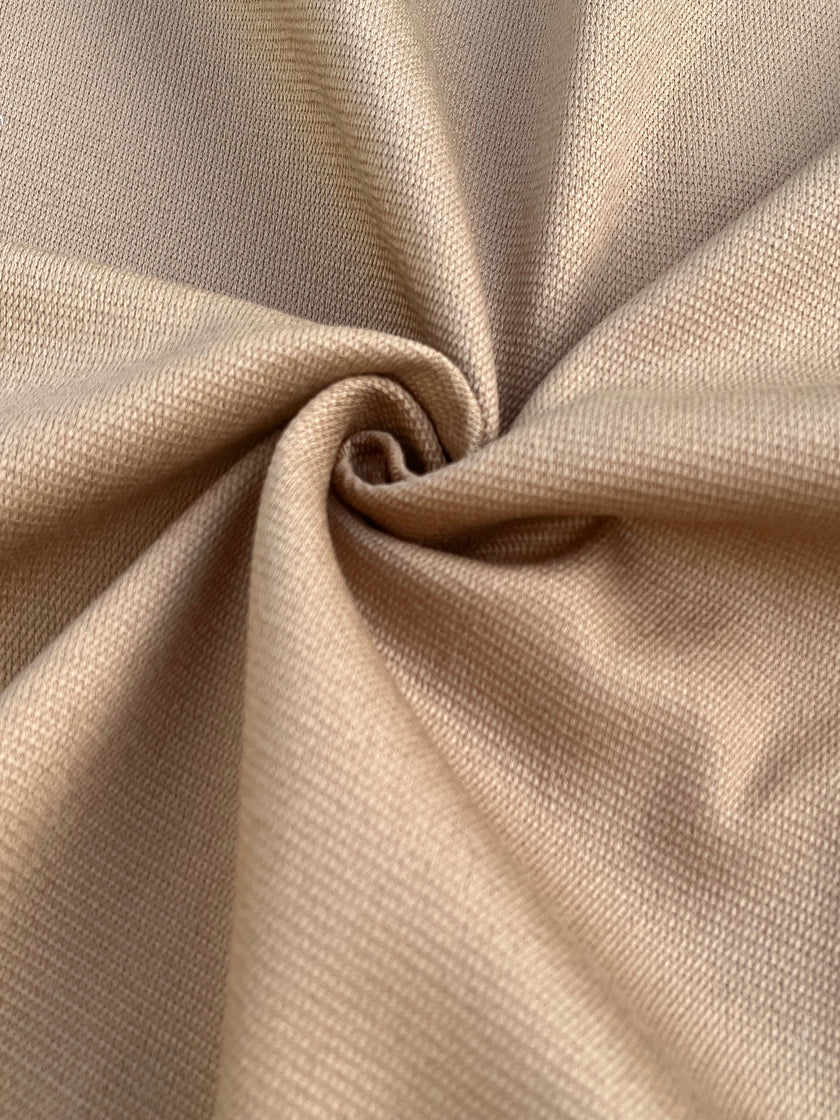 Ağır Ağırlıklı Yumuşatılmış Pamuklu Kumaş Metre Başına 400/m2 - Döşemelik Koyu Bej Fransız Stili - Doğal Döşemelik Kumaşlar. %100 Pamuk - 150 cm Genişlik