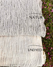 Ivory White Textured Linen Fabric By The Yard Natural Fabrics.