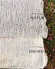 Tissus naturels uniques couleur pierre : mélange de lin en coton funky, transparent et texturé | Tissus spéciaux de qualité avec texture 3D pour les créations estivales.
