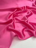 Pink Satin Pure Silk, Silk By The Yard, Silk Chiffon, Mulberry Silk.