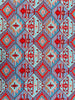 Ağır Gramajlı Kalın Jakarlı Pamuklu Kumaş Metre Başına 400/m2 - Döşemelik Geleneksel Anadolu Etnik Desenli - Döşemelik Kumaşlar. %70 Pamuk %30 Polyester - 140 cm Genişlik. Kilim Dokuma.