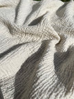 Tissu en mousseline extra froissé et doux par cour - Tissu en mousseline biologique - Mousseline de coton pour bébé - Tissu de gaze 2 couches au mètre, 150 CM DE LARGEUR. Couverture nouveau-né.