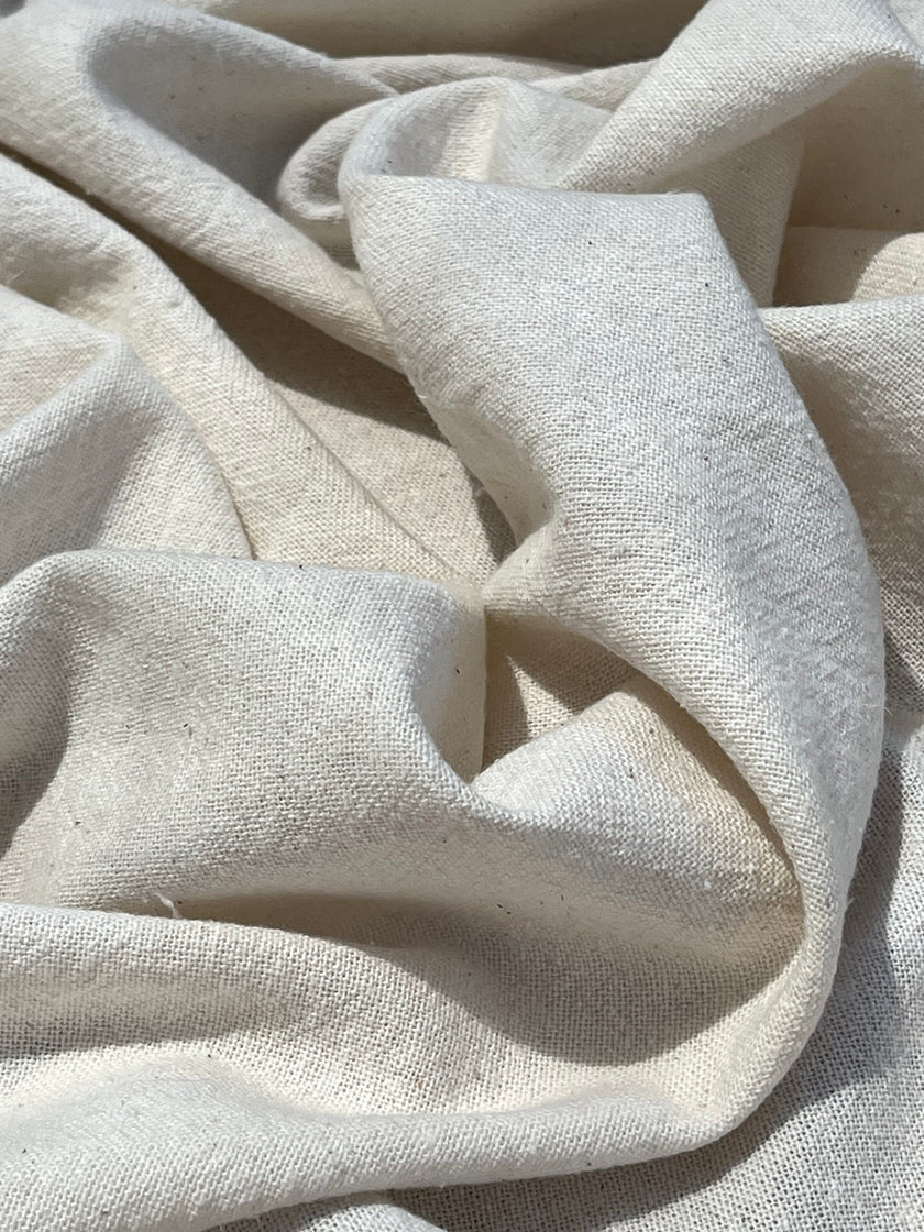 Ağartılmamış Nötr Fildişi Rengi Buruşuk Tül Kumaş, Sile Kumaş. Sile Kumaş.