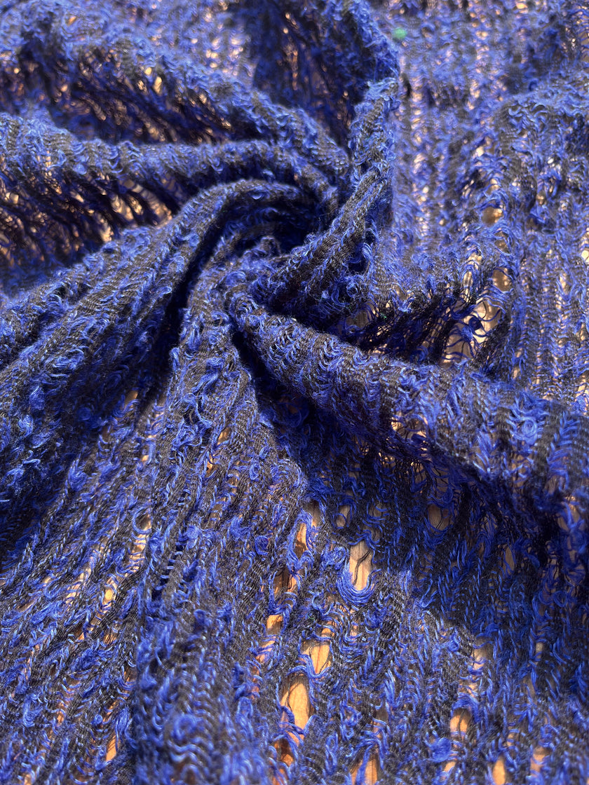 Indigo Blue Benzersiz Doğal Kumaşlar: Eğlenceli, Şeffaf ve Dokulu Pamuklu Keten Karışımı | Yaz Kreasyonlarınız İçin 3D Dokulu Kaliteli Özel Kumaşlar.