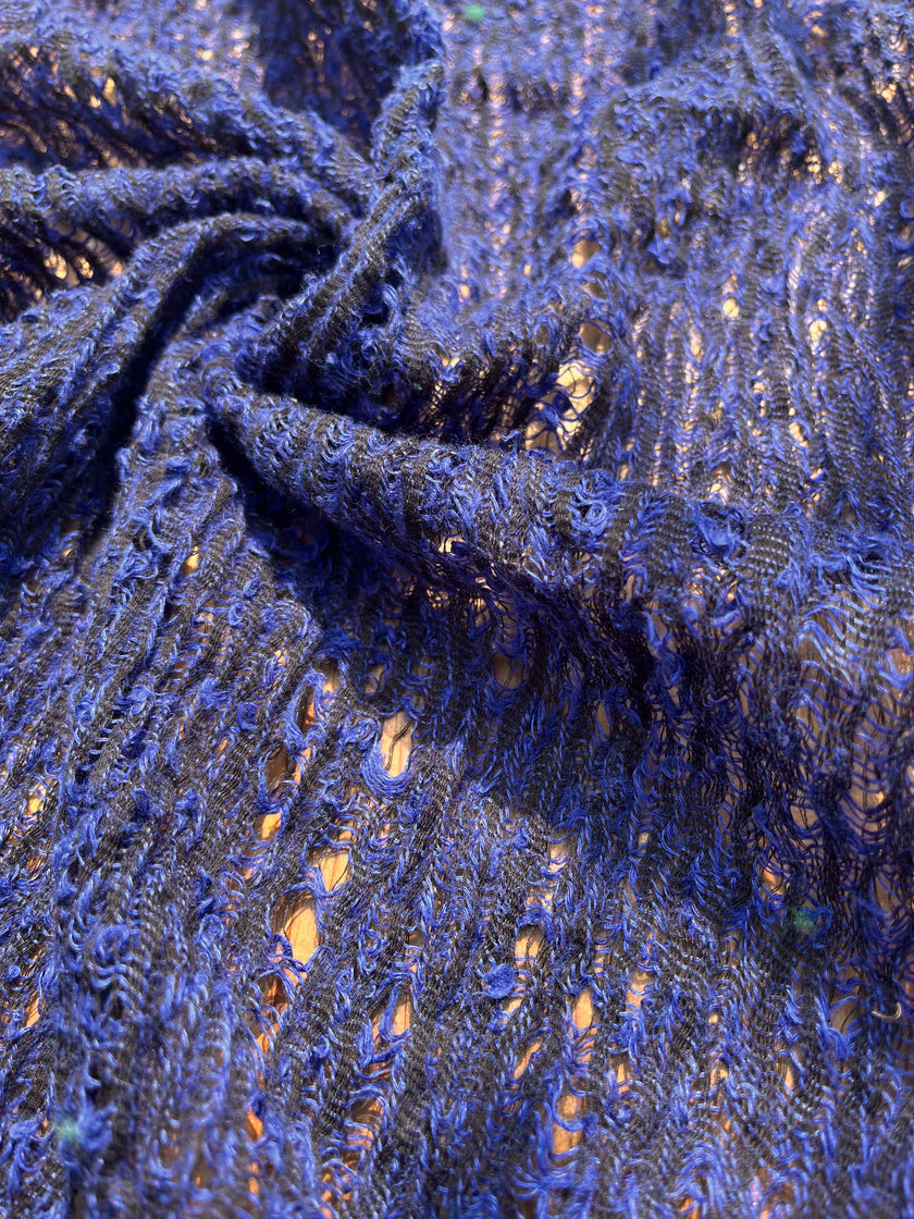 Indigo Blue Benzersiz Doğal Kumaşlar: Eğlenceli, Şeffaf ve Dokulu Pamuklu Keten Karışımı | Yaz Kreasyonlarınız İçin 3D Dokulu Kaliteli Özel Kumaşlar.